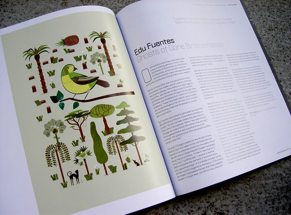 Eduardo Fuentes In The New Understanding Illustration Book By Derek Brazell Jo Davies Ghosts Of Gone Birds